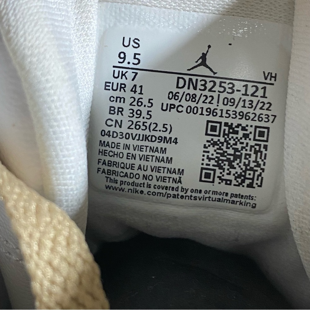 Jordan 1 High Elevate Desert Platform Sneakers 9.5 - Picture 9 of 9